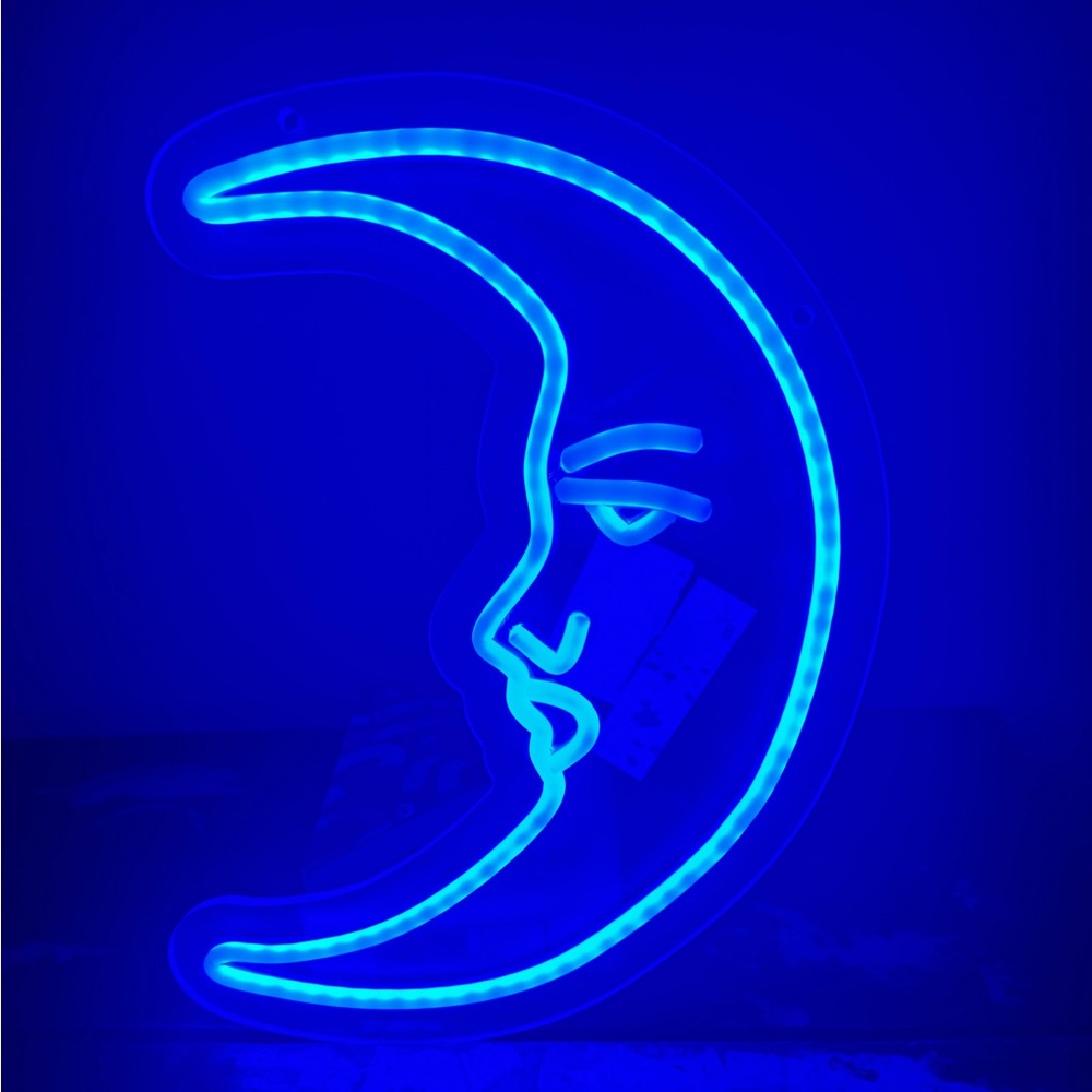 LED Sign - Blue Moon - Picture 2 of 4